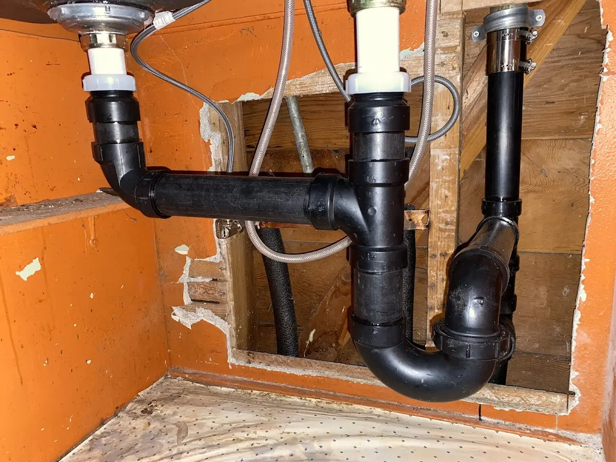 Professional Bathroom Installation equipment and tools on the job in Ajo